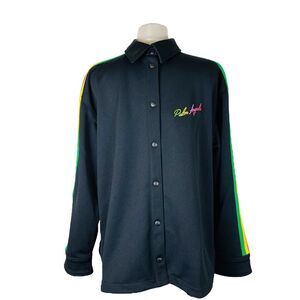 Palm Angels Miami Track Black Multicolor Jacket